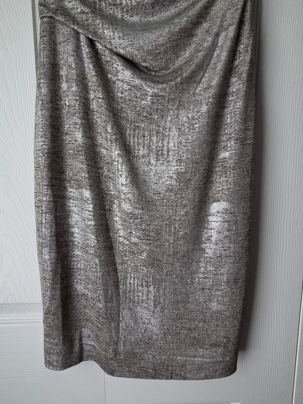Vince Camuto Metallic Cowl-Neck Dress Size 6. Like New. See Description. - Picture 6 of 12
